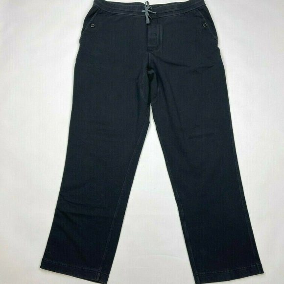 lululemon athletica Other - Lululemon Button Fly Sweatpants Draw cord Stretch Pockets Elastic Waist Mens